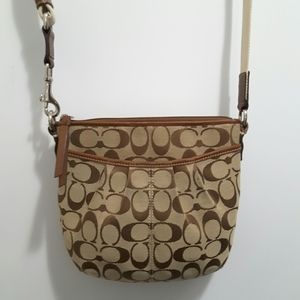Coach crossbody top zip bag.